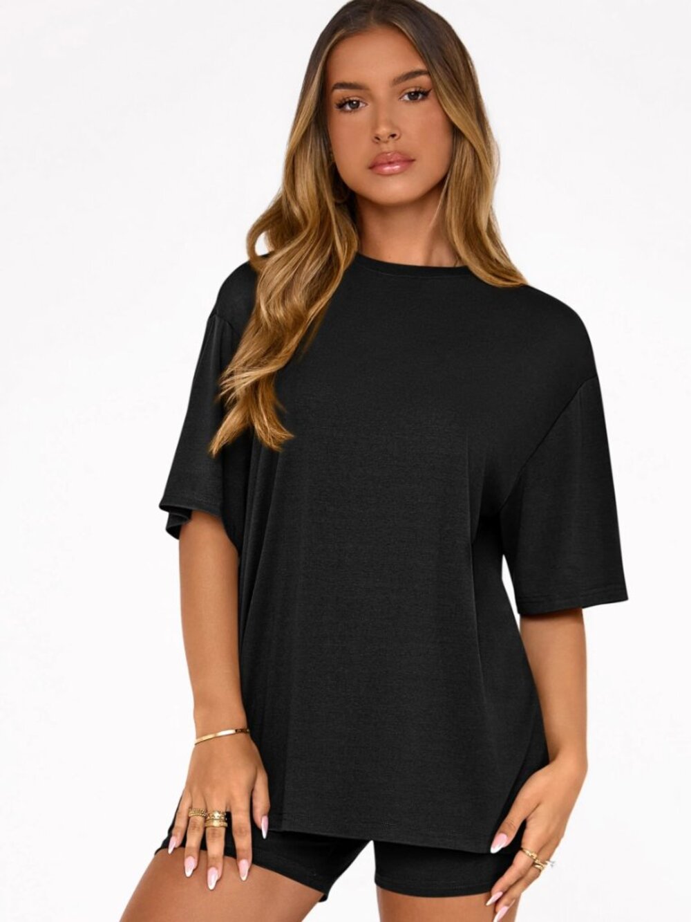 Pretty Garden Boxy oversized T-shirt